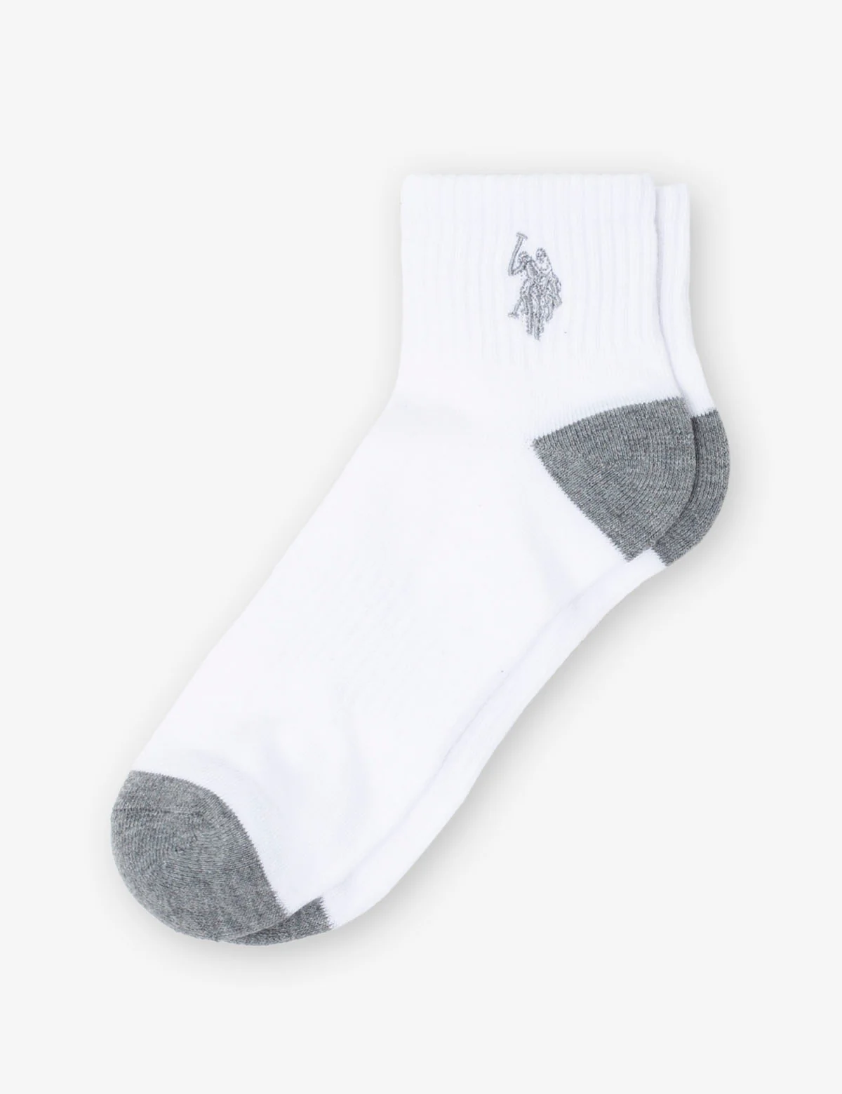 

Комплект носков U.S. Polo Assn Mens White Quarter Crew, белый