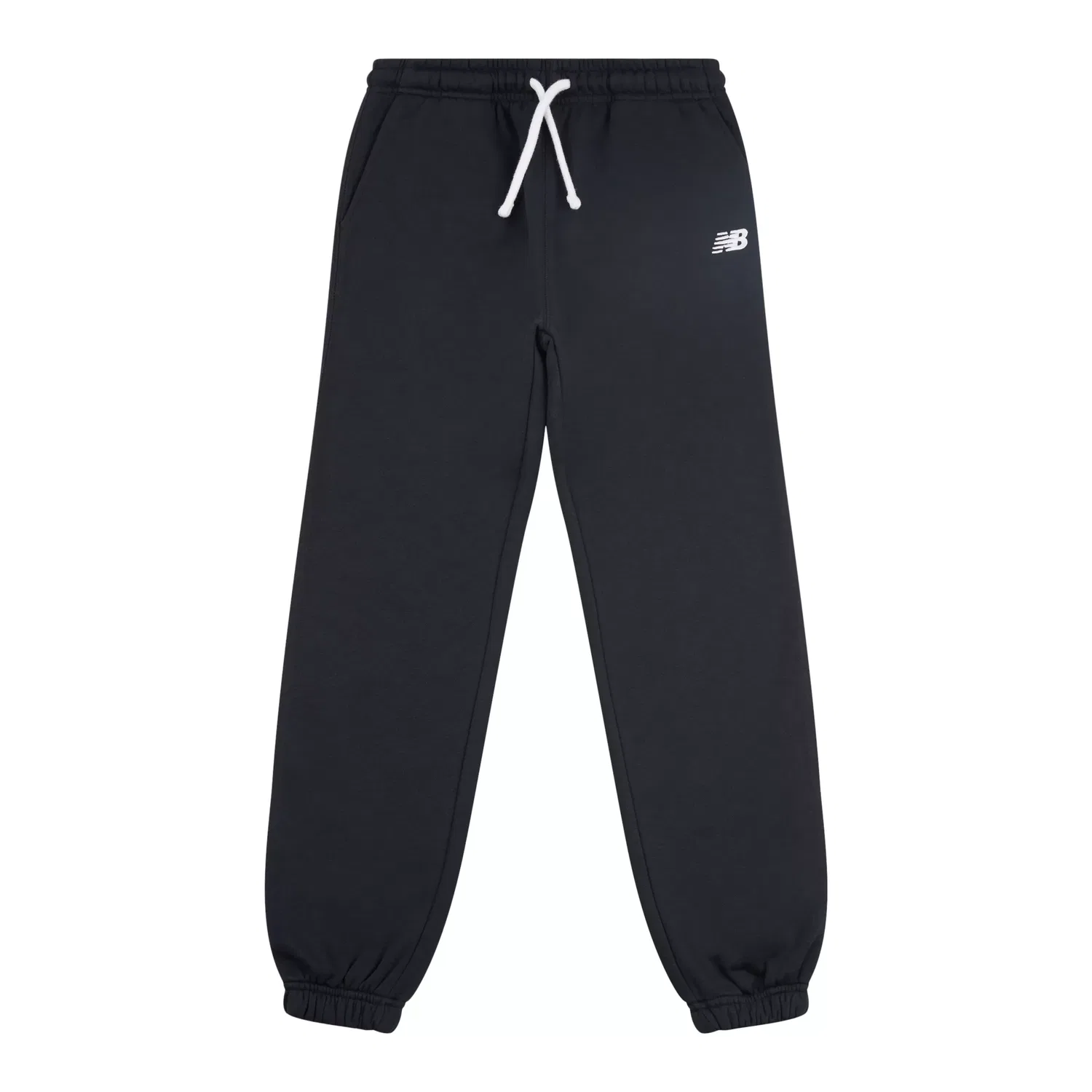 Детские спортивные брюки на шнурке с логотипом BB Small Logo New Balance, Black — фото 2