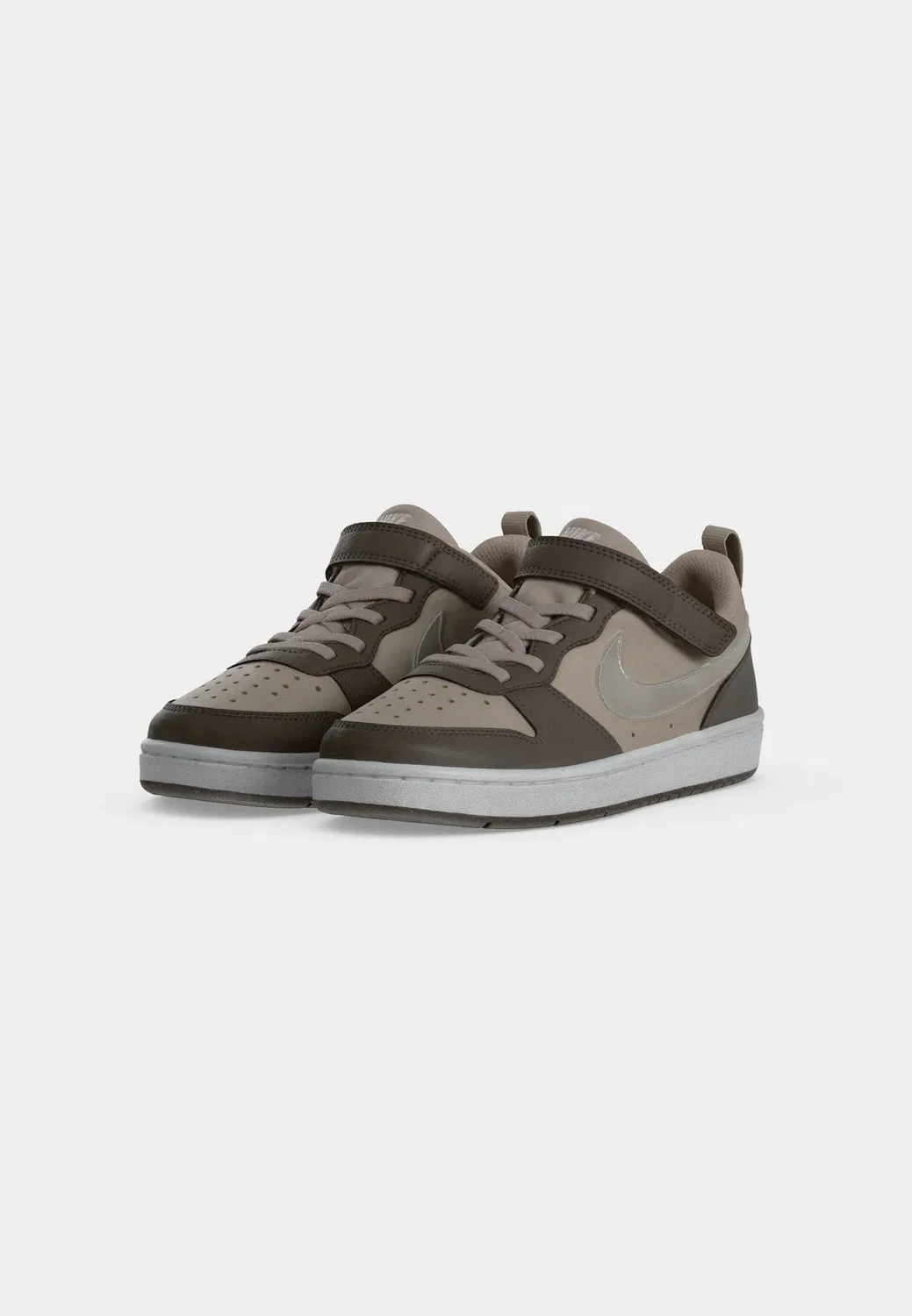 Кроссовки унисекс Court borough Nike Sportswear, Moon Particle/White/Cave Stone/White — фото 3