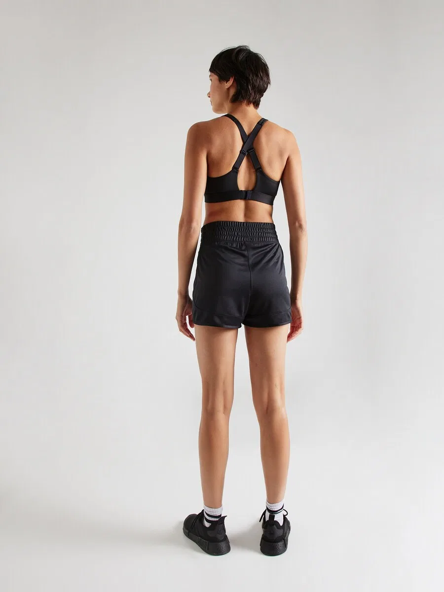 Спортивные шорты ADIDAS PERFORMANCE свободного кроя 'Pacer Essentials' черного цвета — фото 4