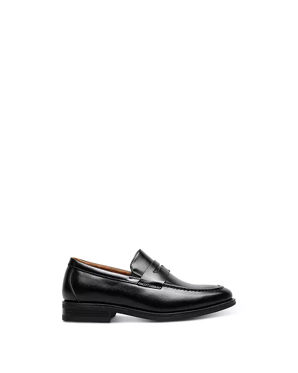 Детские лоферы для мальчиков с принтом Rucci Moc Toe Penny Loafers Florsheim Kids, черный — фото 3
