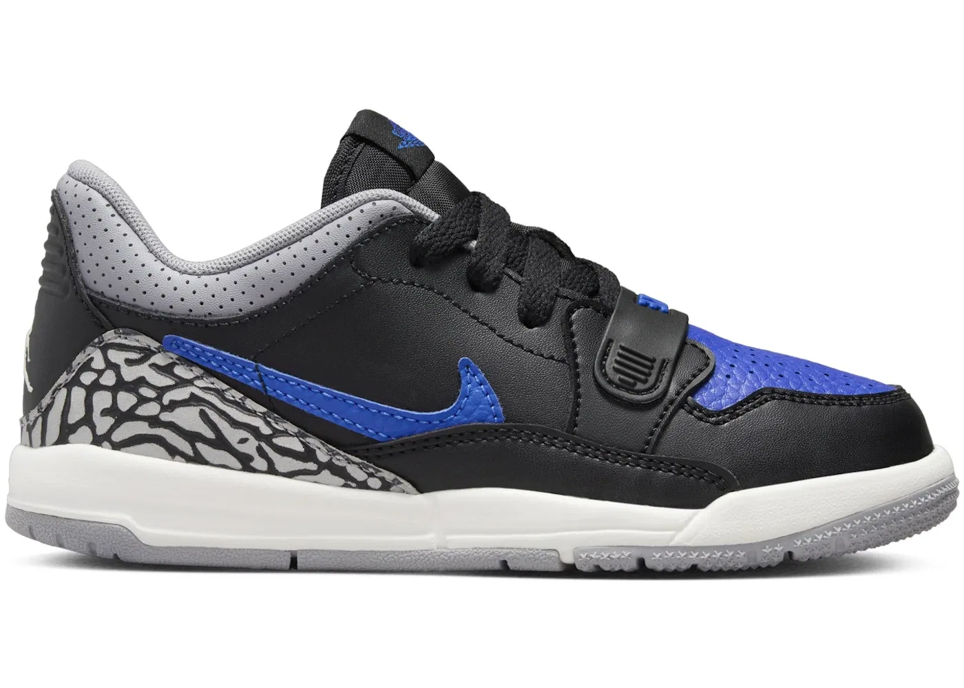 Детские кроссовки Lifestyle с принтом Jordan Legacy 312 Low Jordan, Black/White/Cement Grey/Game Royal