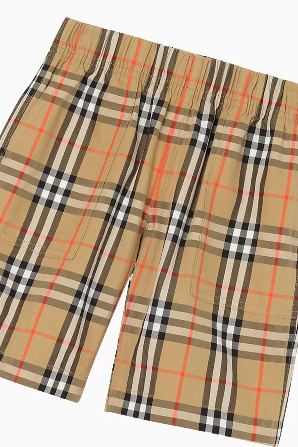 Шорты хлопковые Check Trent Burberry — фото 4