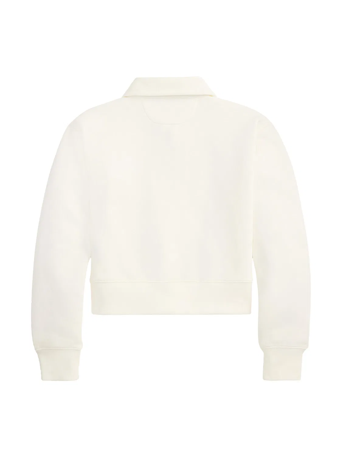 Свитшот свободного кроя для девочки Polo Ralph Lauren, белый — фото 2