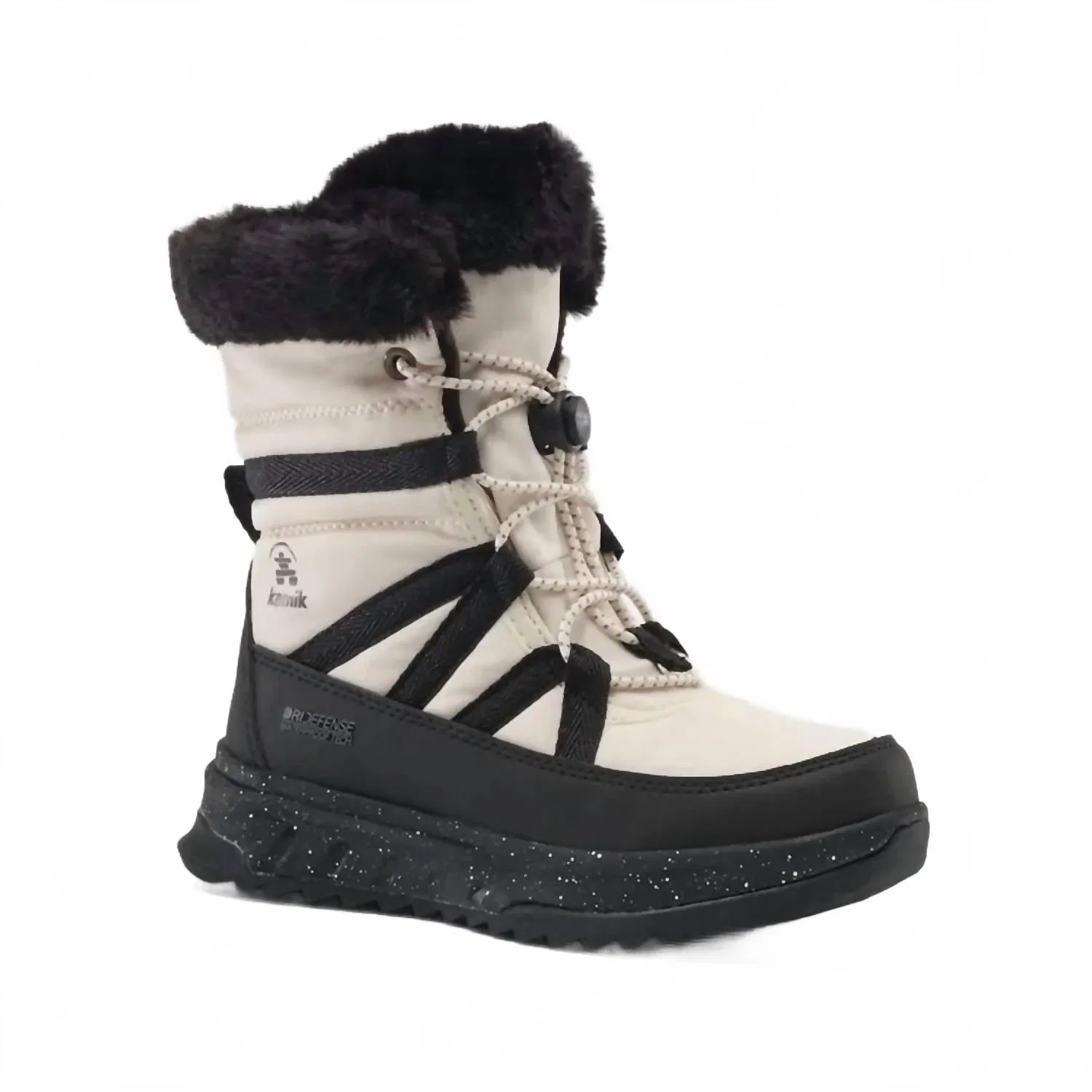 Детские зимние ботинки на плоской подошве Stormy Winter Boots kamik, Fog