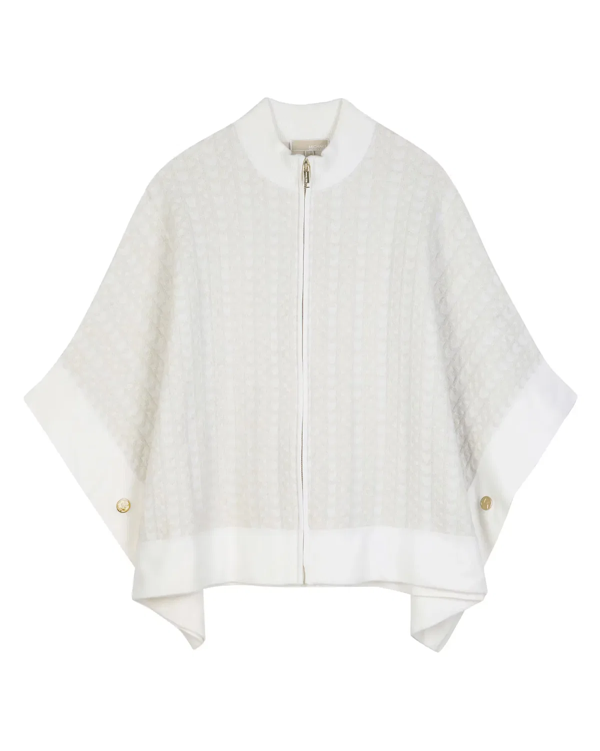 Детское пальто для девочек с жаккардовым узором Michael Kors, Crema