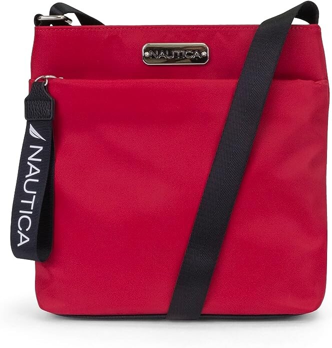 

Сумка кросс-боди Nautica Diver Nylon Small Purse with Adjustable Shoulder Strap, красный