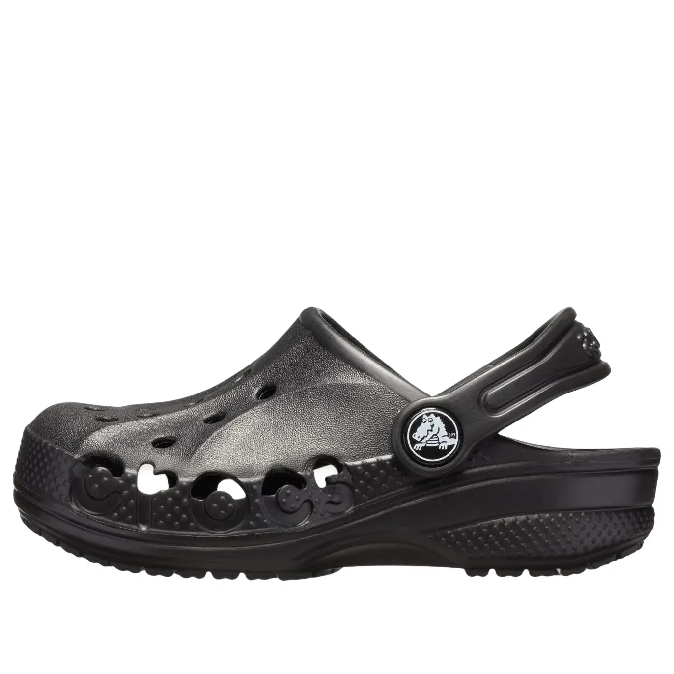 Детские сандалии-клоги с закрытым носком Crocs Baya Clog, черный