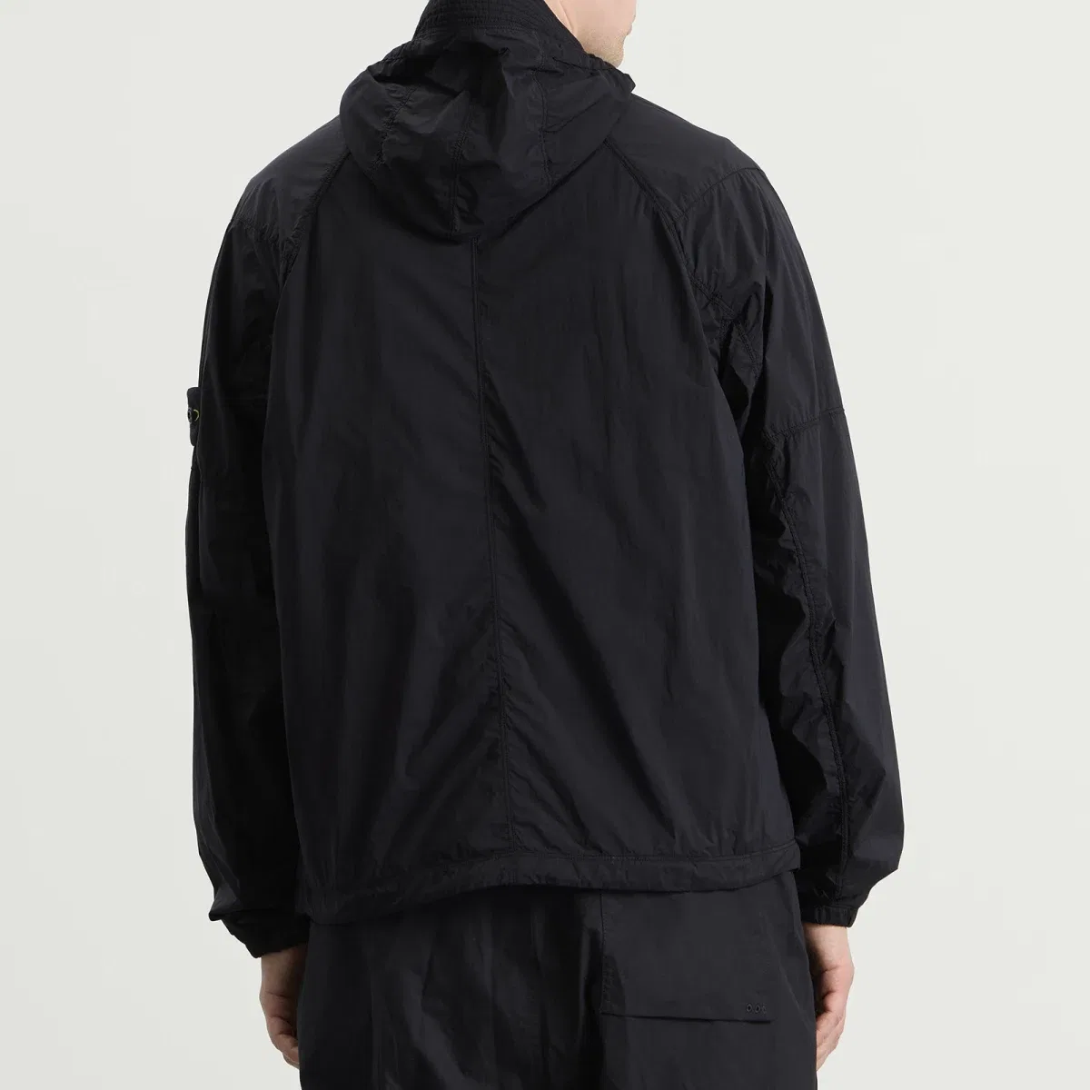 Куртка из ультралегкого нейлона с капюшоном Ultralight Nylon Stretch-TC Hooded Jacket Stone Island, Navy Blue — фото 3