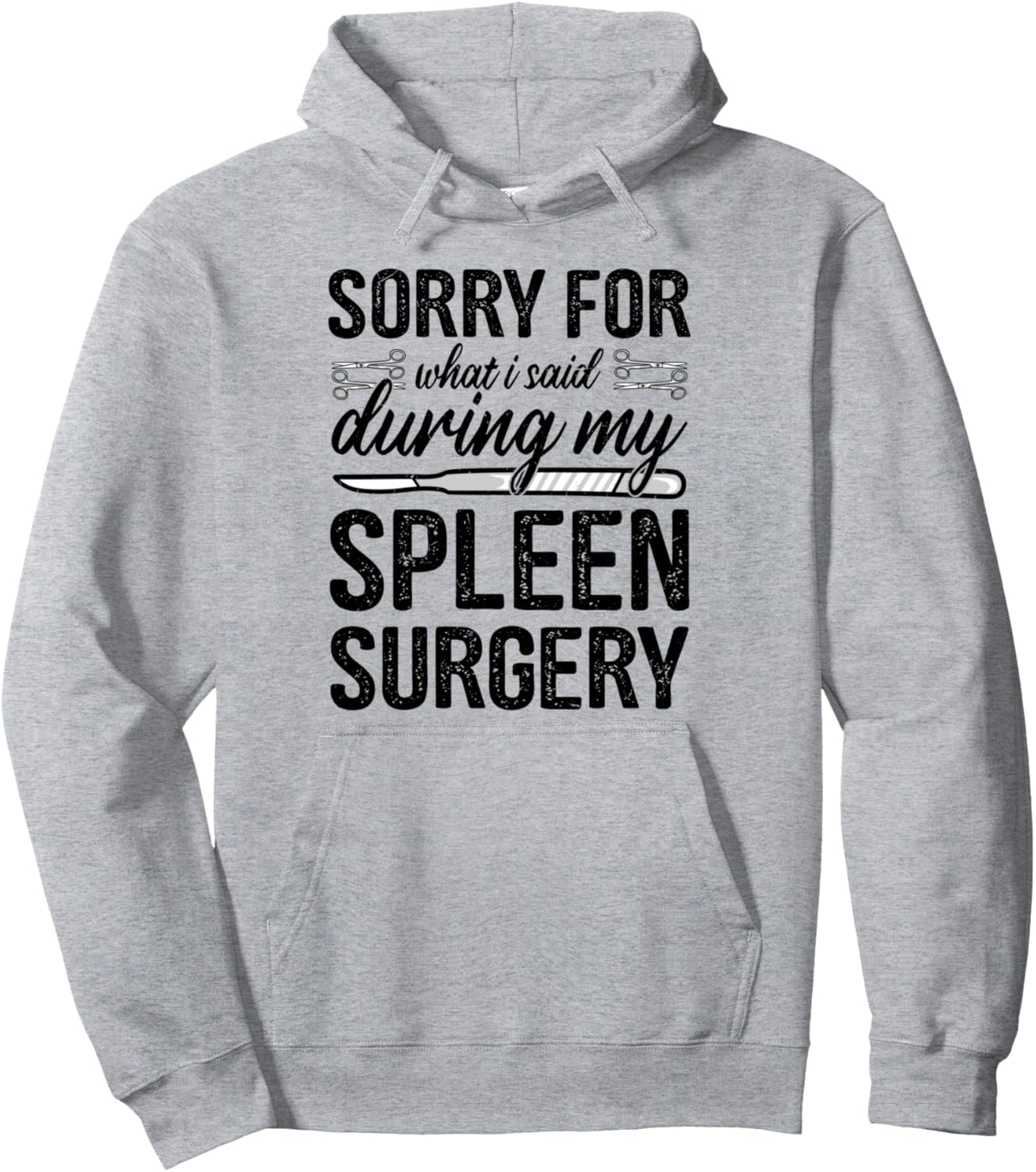 

Худи для восстановления после операции на селезенке, резекции растяжения связок Splenectomy Recovery, черный