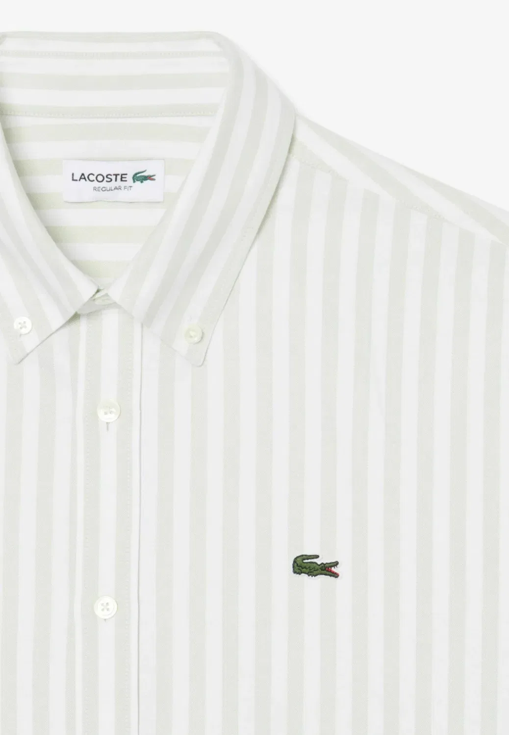 Рубашка Lacoste, Vert Clair Blanc-Th — фото 2