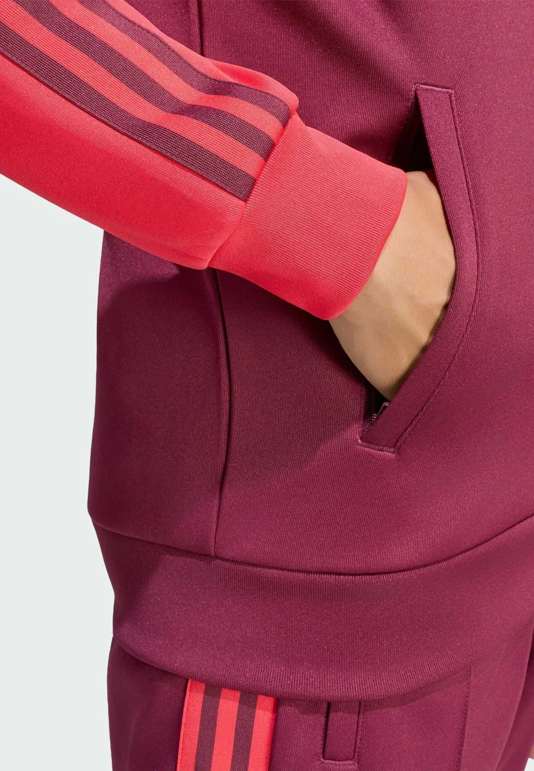 Спортивная футболка Olympique lyonnais originals - клубная одежда Adidas Performance, Active Pink Victory Crimson — фото 3