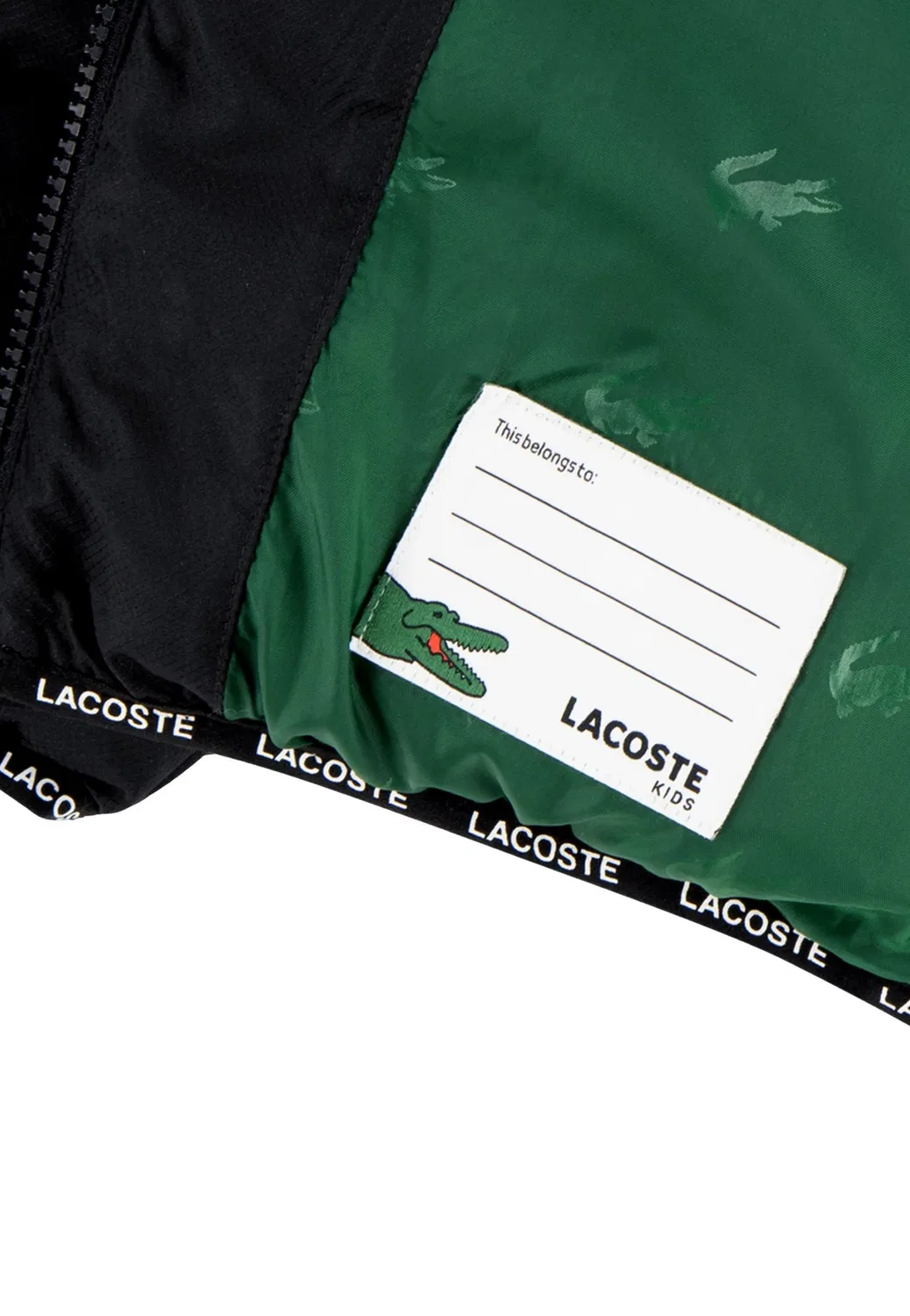 Зимняя куртка-пуховик средней плотности Lcn, унисекс Lacoste, Noir — фото 4