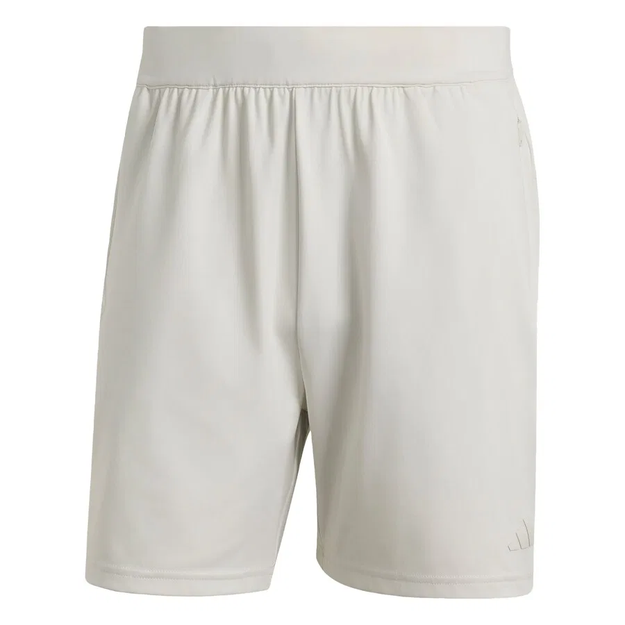 Спортивные шорты ADIDAS PERFORMANCE Regular Workout Pants 'Puremotion' светло-серого цвета
