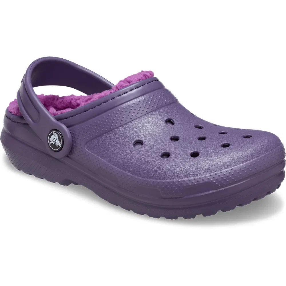 Сабо Classic Lined K Crocs, фиолетовый