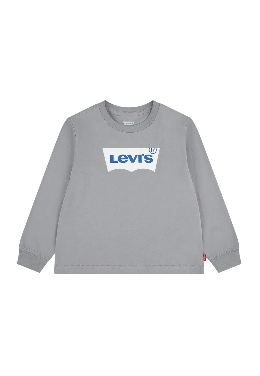 Детский топ Levi's Kids серого цвета