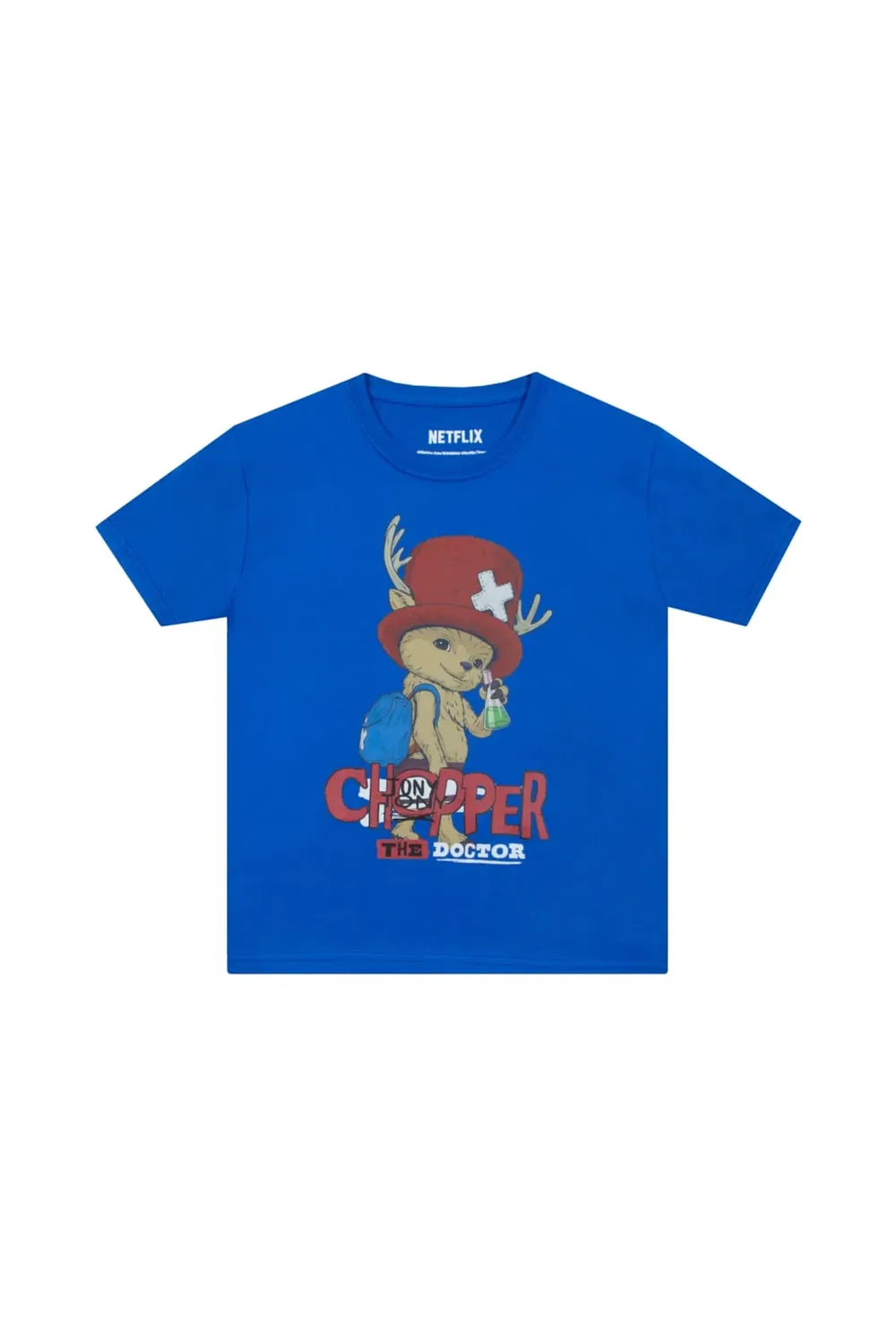 Детская футболка с коротким рукавом Tony Tony Chopper One Piece, Blue