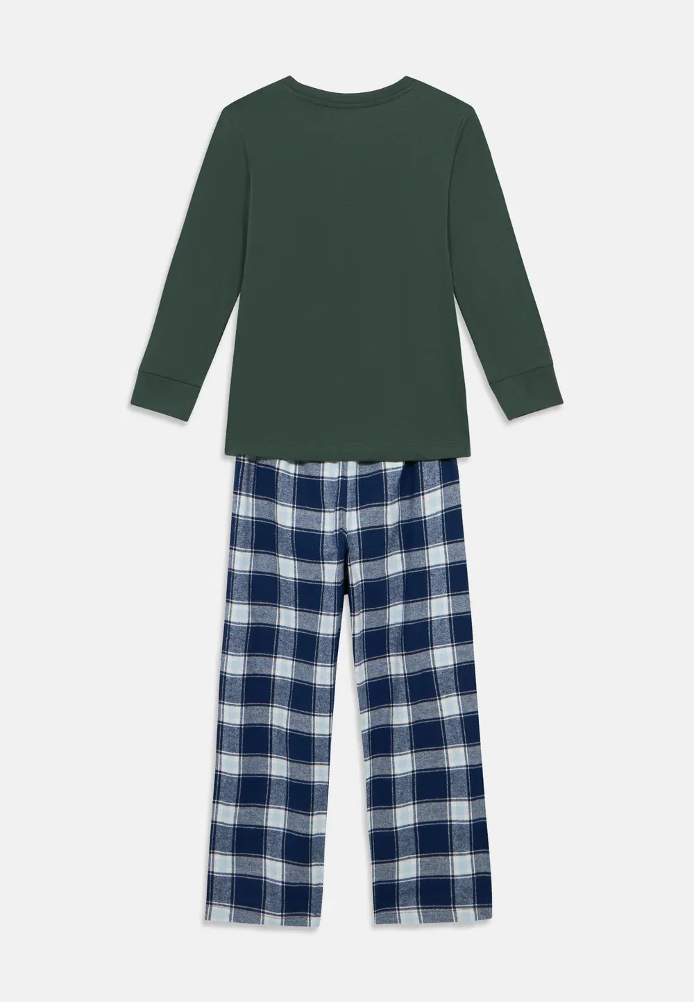Комплект из 2 фланелевых пижамных пижамных комплектов - пижамный комплект Friboo By Zalando, Dark Green/Blue — фото 2