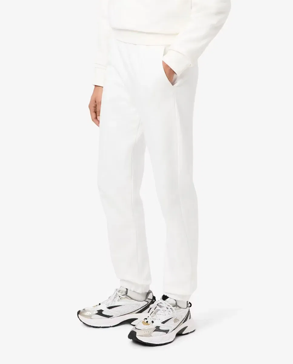 Джоггеры женские Lacoste Blanco из футера с начесом — фото 3