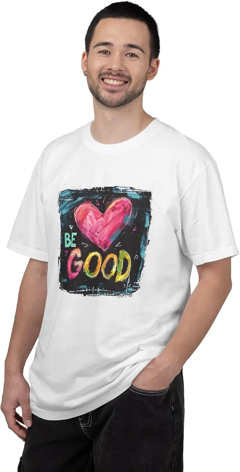 Женская футболка с принтом BE Good Graphic T-Shirt, белый — фото 2