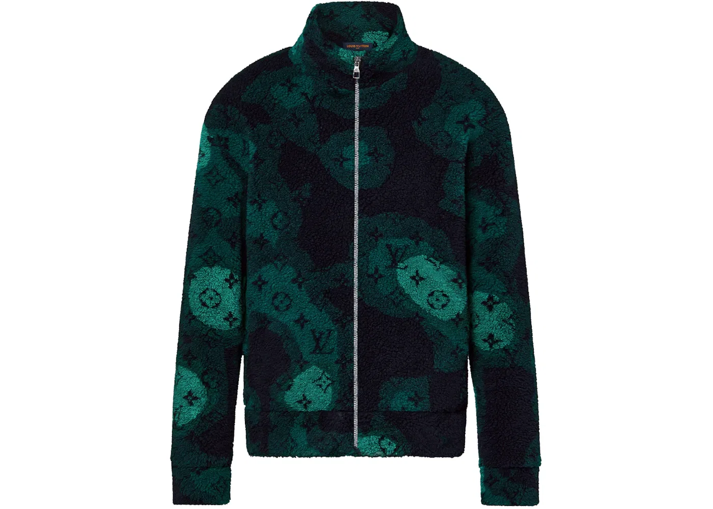 Мужская куртка из флиса с камуфляжным принтом Monogram Louis Vuitton, Multicolor