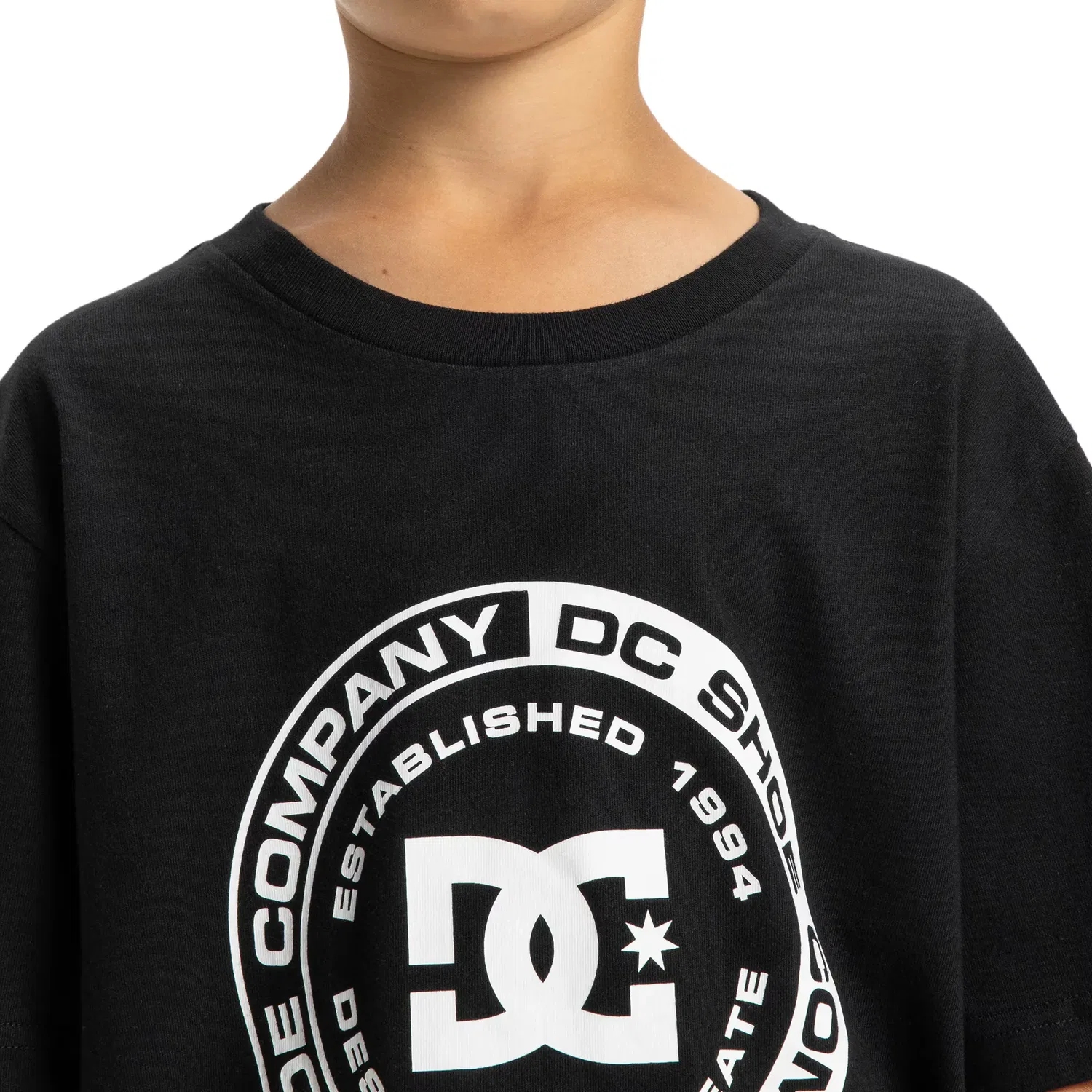 Детская футболка с принтом DC Corpo DC Shoes, Negro — фото 3