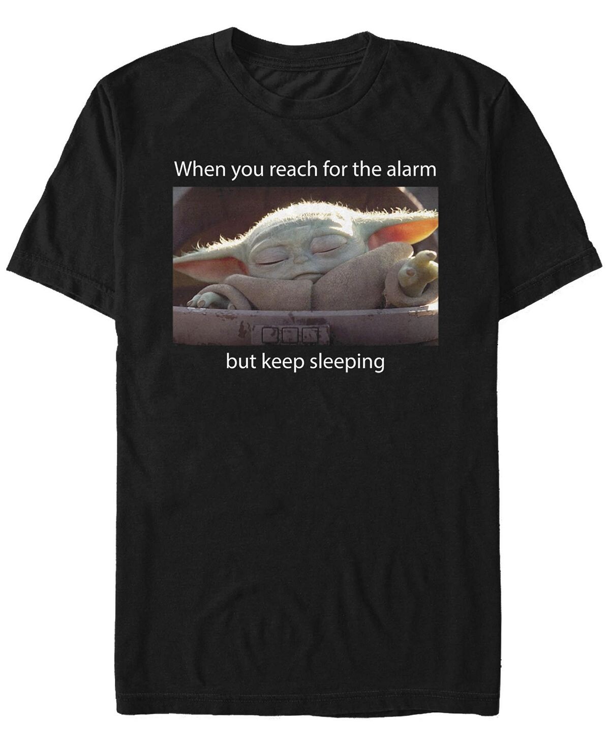 

Мужская футболка с круглым вырезом и короткими рукавами sleep meme Fifth Sun, черный