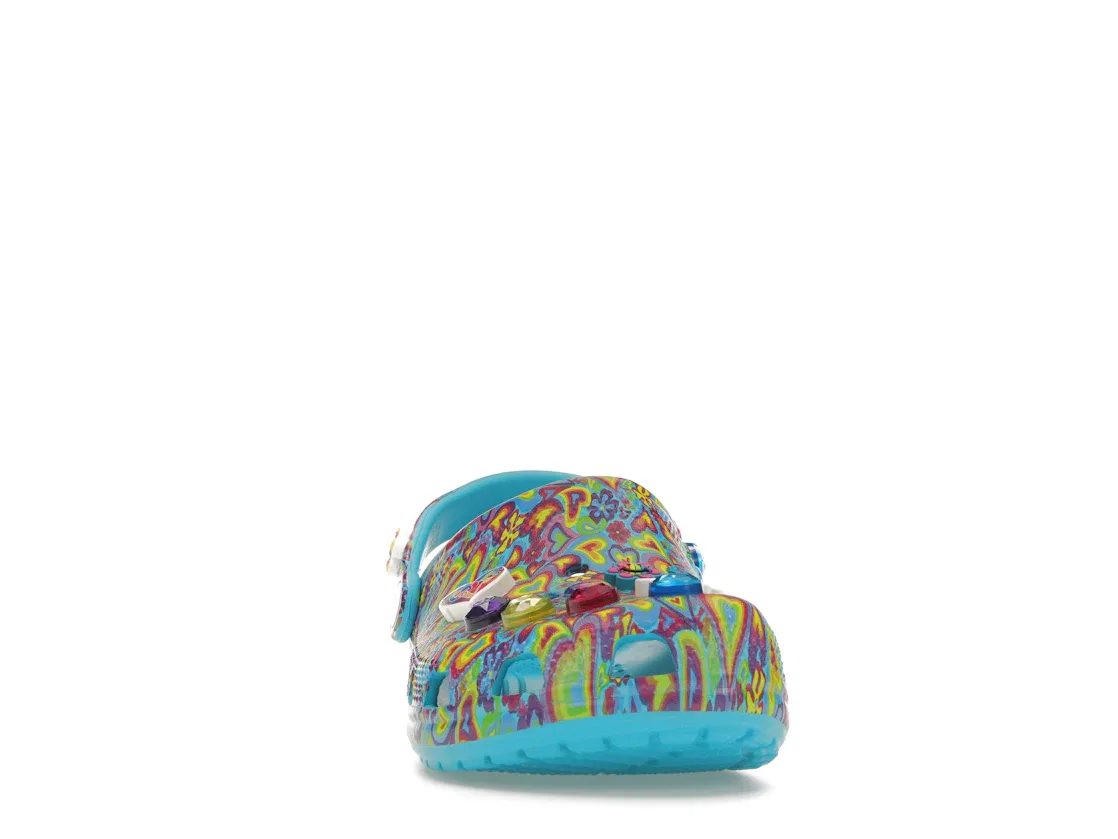 Детские клоги Classic Clog Crocs, Digital Aqua/Multi — фото 2