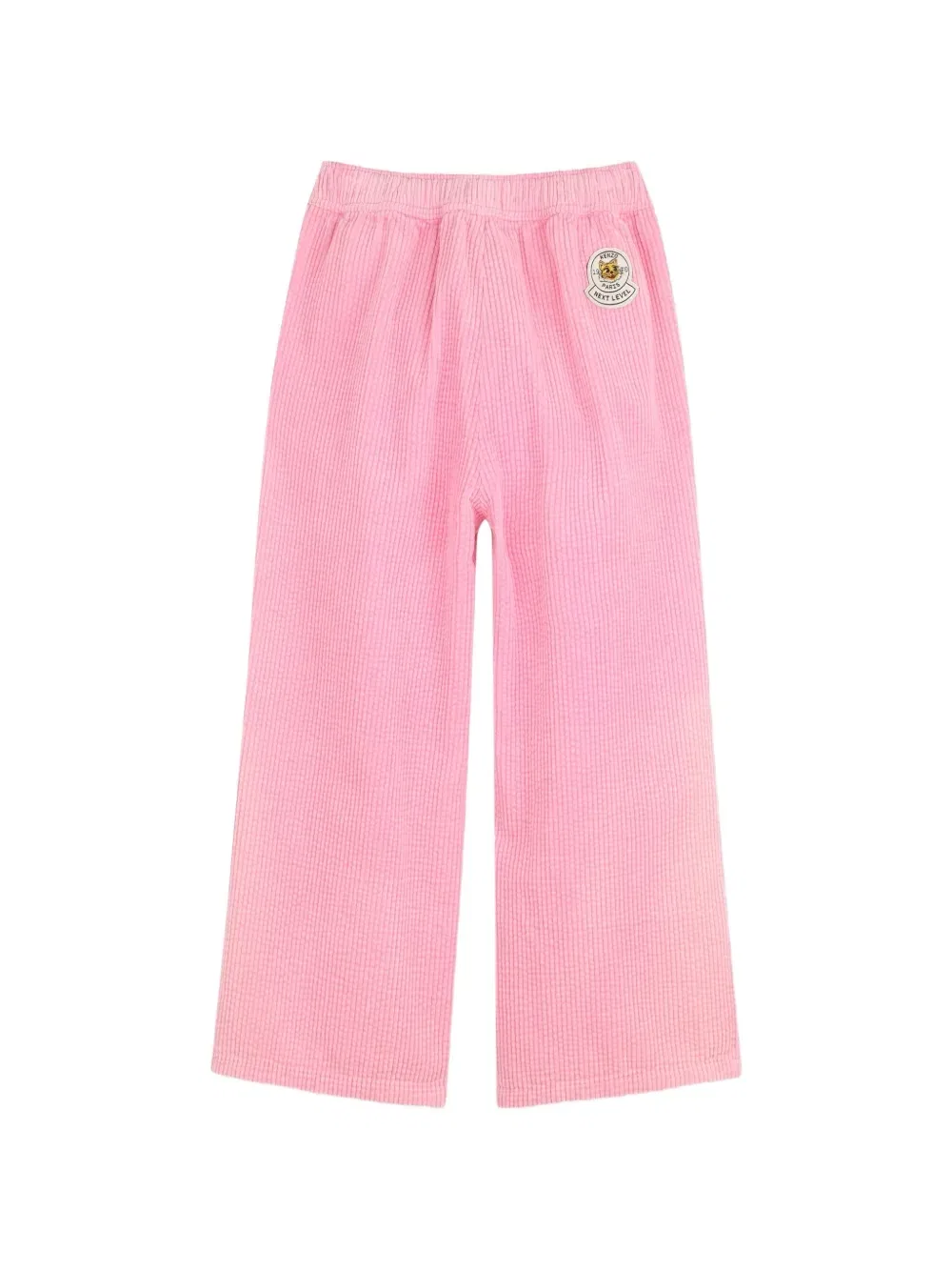 Вельветовые брюки Kenzo Kids, розовый — фото 2