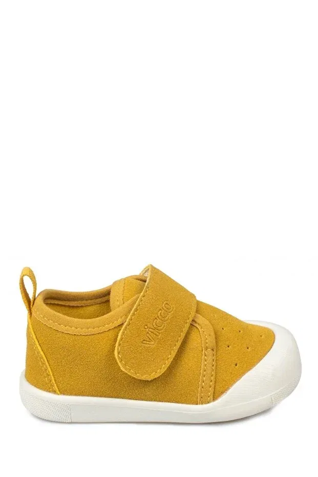 Детские туфли для новорожденных на липучке Vicco, Yellow — фото 2