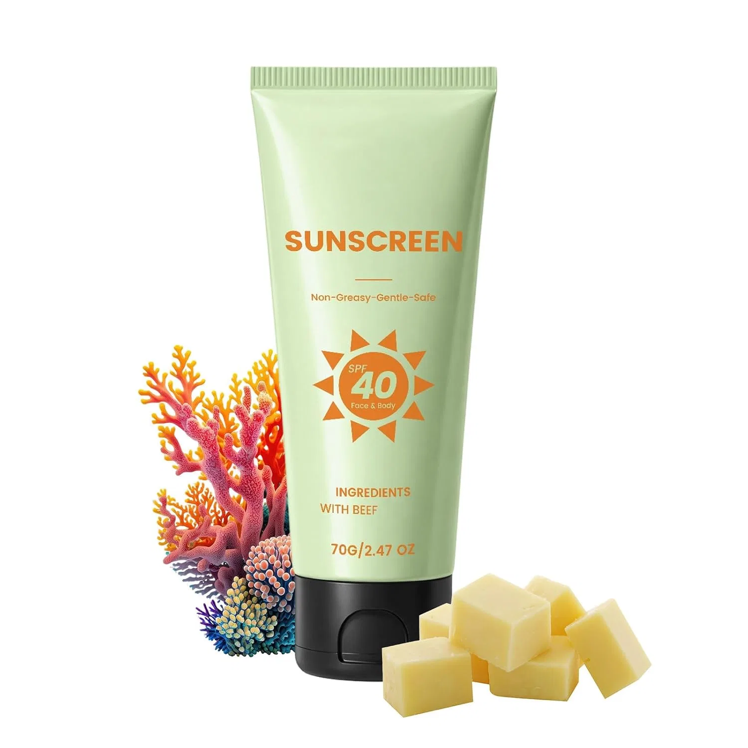 Солнцезащитный крем для лица SPF 40, 70 г Generisch — фото 2