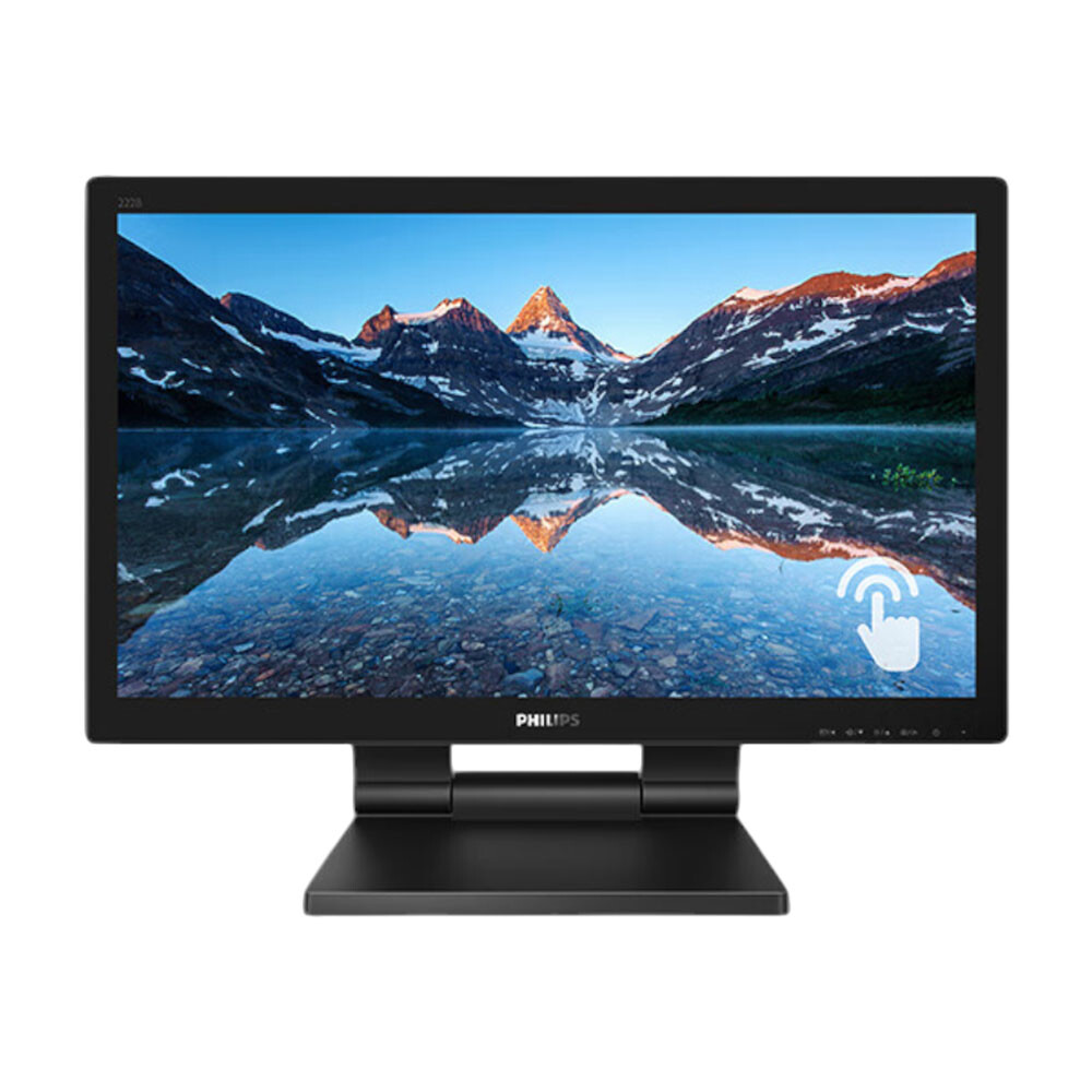 

Монитор Philips 222B9TA, 21.5", сенсорный, 1920x1080, 60 Гц, VA, черный