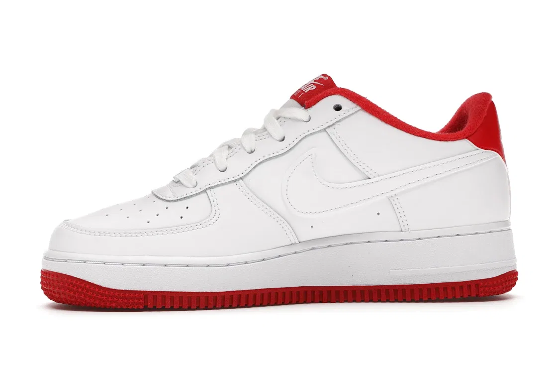 Детские кроссовки Lifestyle Nike Air Force 1, White/University Red — фото 3