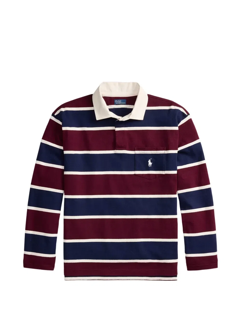 Рубашка поло в полоску POLO RALPH LAUREN, красный