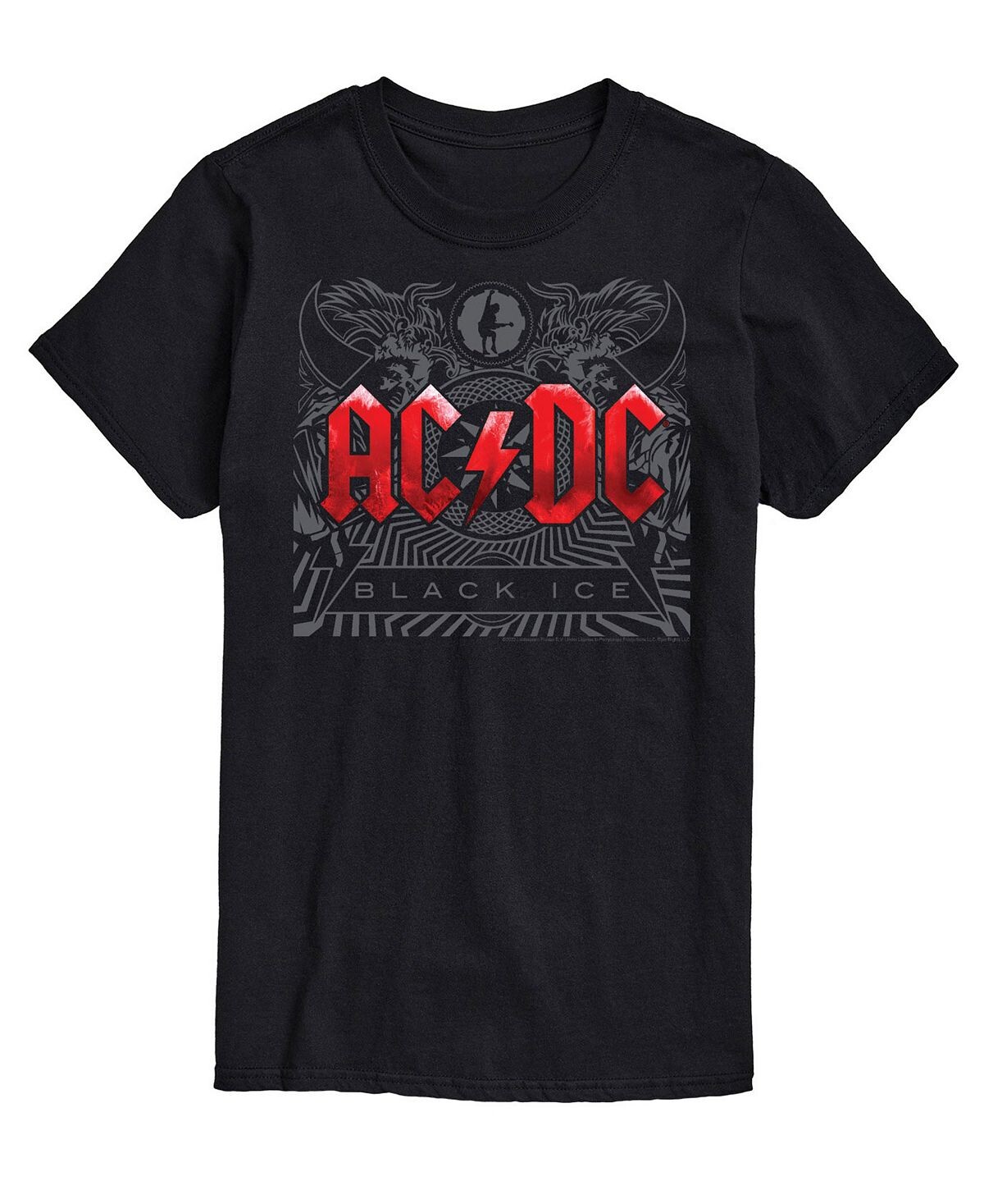 

Мужская футболка acdc black ice AIRWAVES, черный