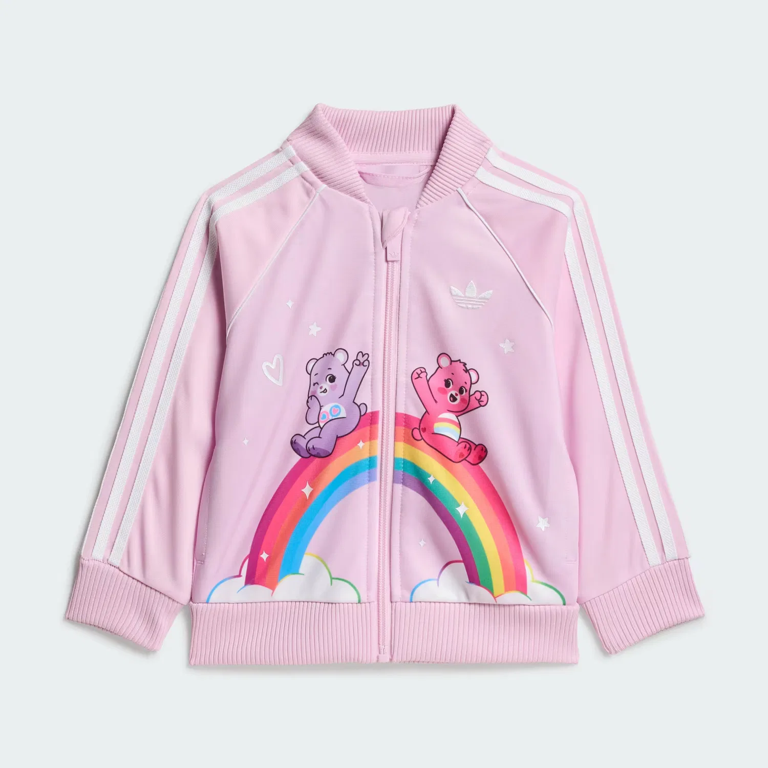 Детский спортивный костюм из двух предметов на молнии Care Bears SST Adidas Originals, Orchid Fusion — фото 2
