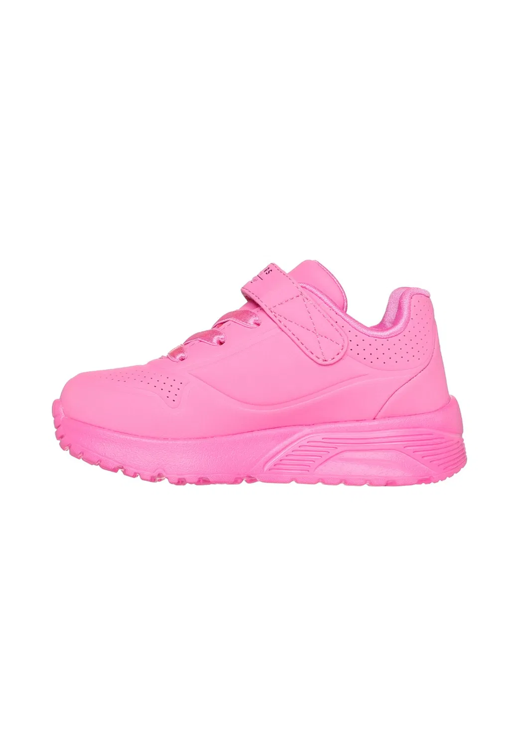 Детские кроссовки для девочек с принтом UNO LITE LOVE LEVITATE Skechers, Rosa / Neon-Purpurrot / Bunt — фото 4
