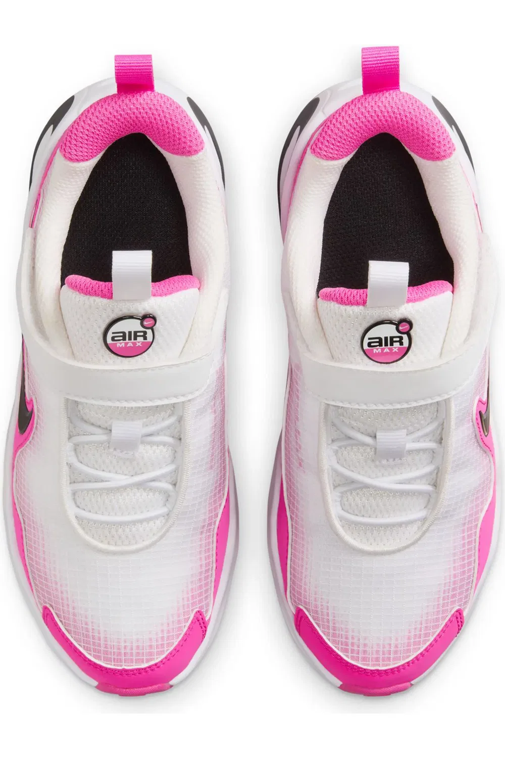 Детские кроссовки с амортизацией Max Air Nova Nike, White/Black/Laser Fuchsia — фото 4