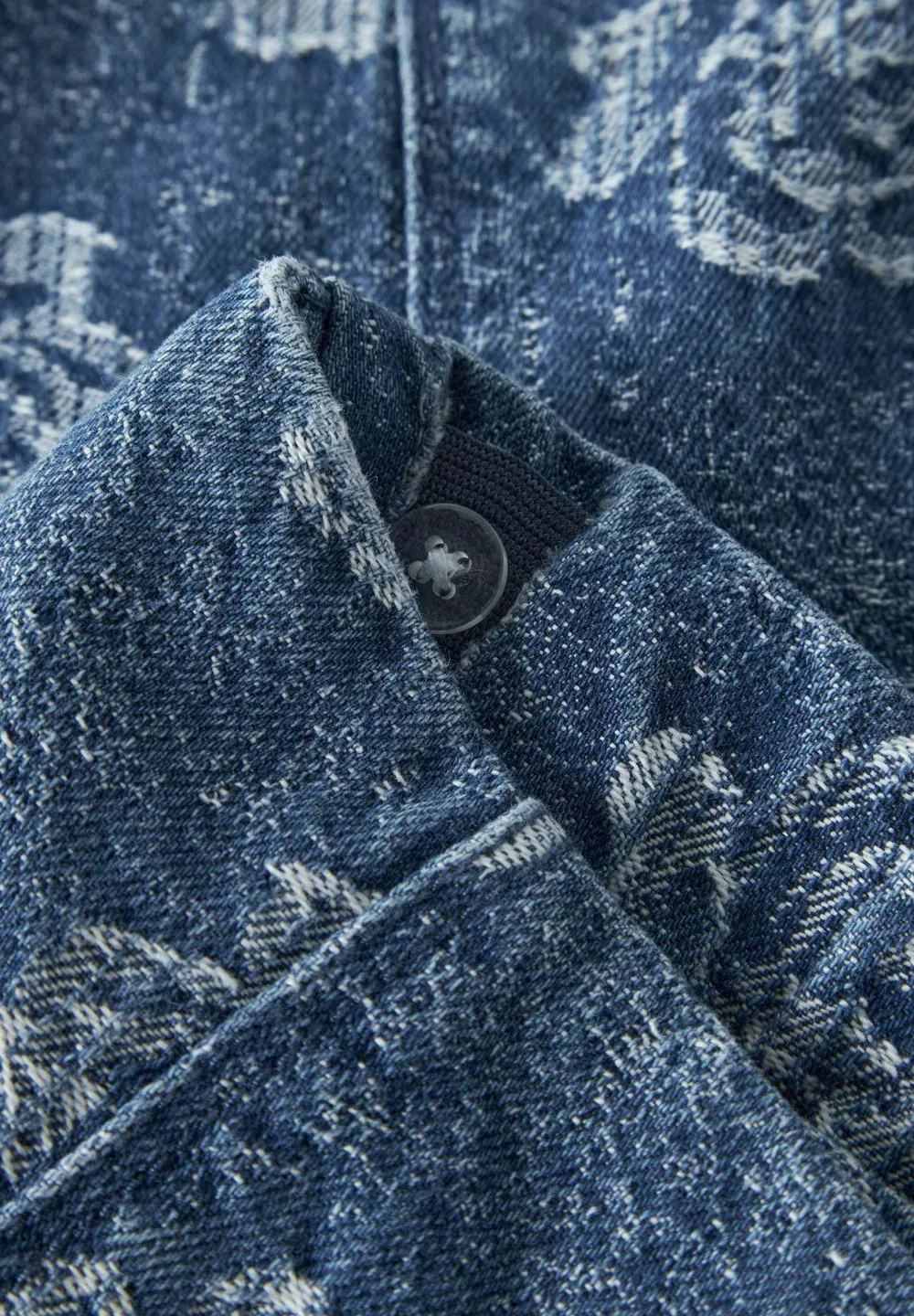 Джинсовая юбка - мини-юбка Name It, Medium Blue Denim — фото 3