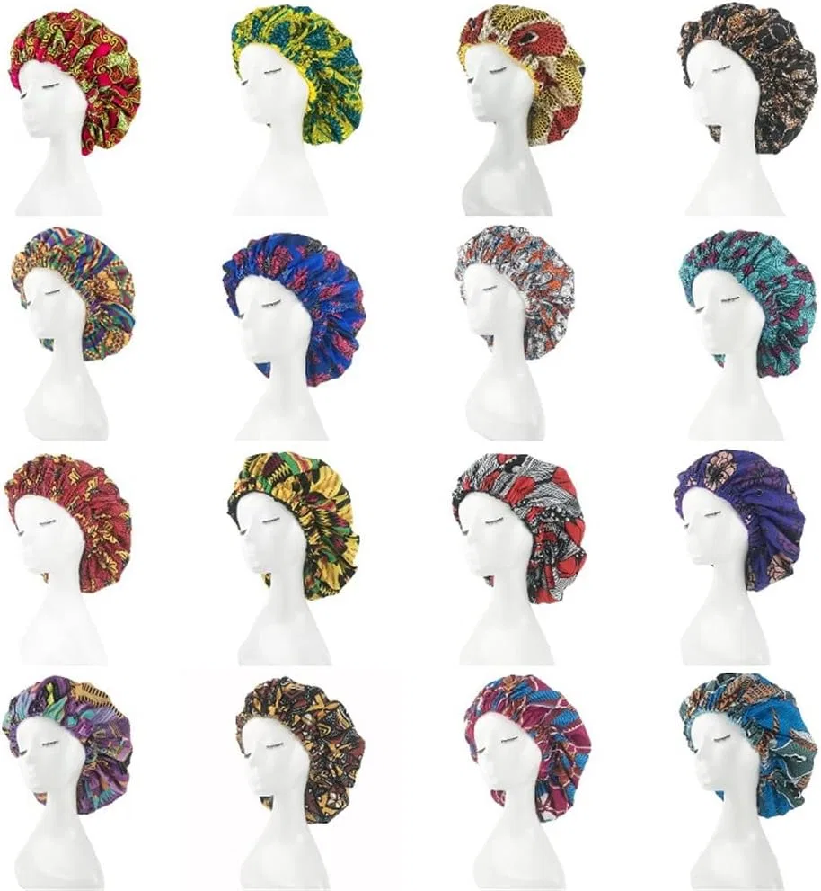 Шапочка для душа Extra Large Satin Bonnet Youllyuu, 20 шт, Paisley