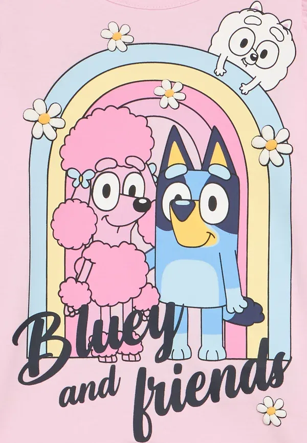 Футболка с принтом Bluey Long sleeved top Name It Pirouette — фото 3