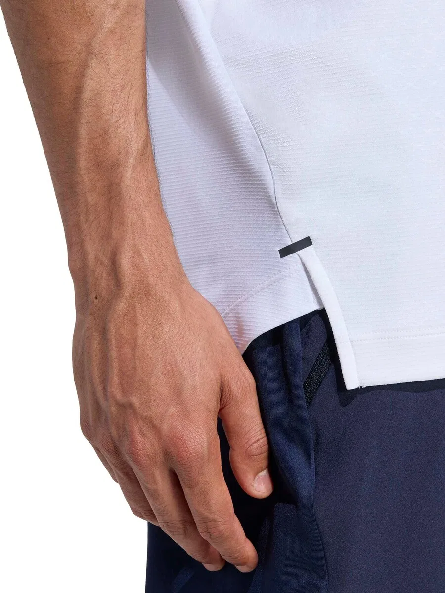 Спортивная футболка ADIDAS PERFORMANCE Performance Shirt 'D4T POWER' белого цвета — фото 3
