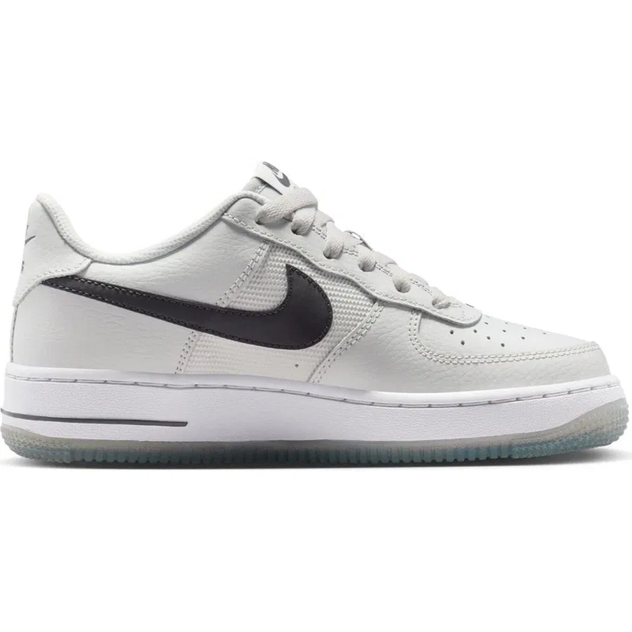 Кроссовки повседневные из натуральной кожи Air Force 1 GS Nike, Серый — фото 2