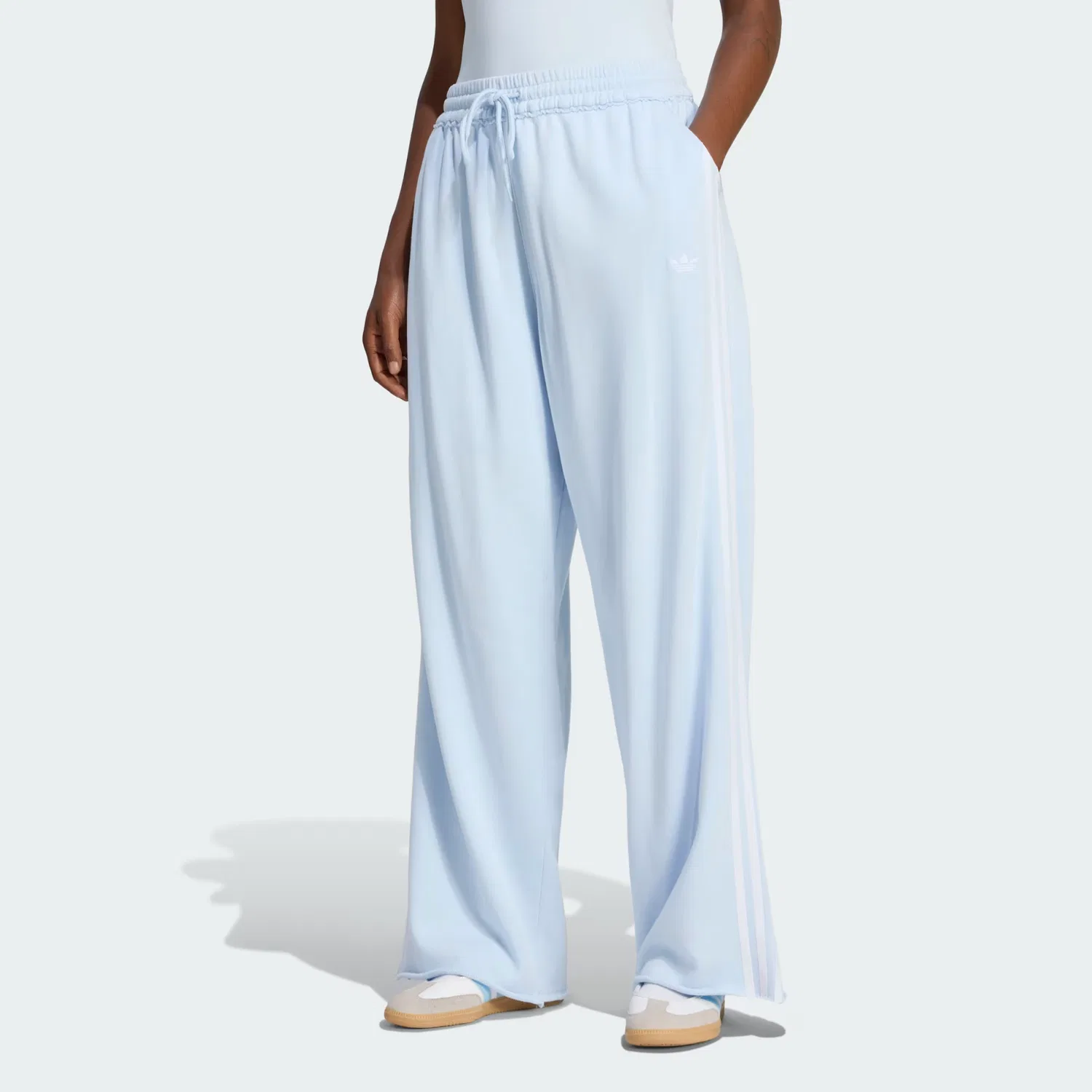 Женские спортивные штаны свободного кроя Graphic Loose Sweat Pants Adidas Originals, Crystal Sky — фото 2