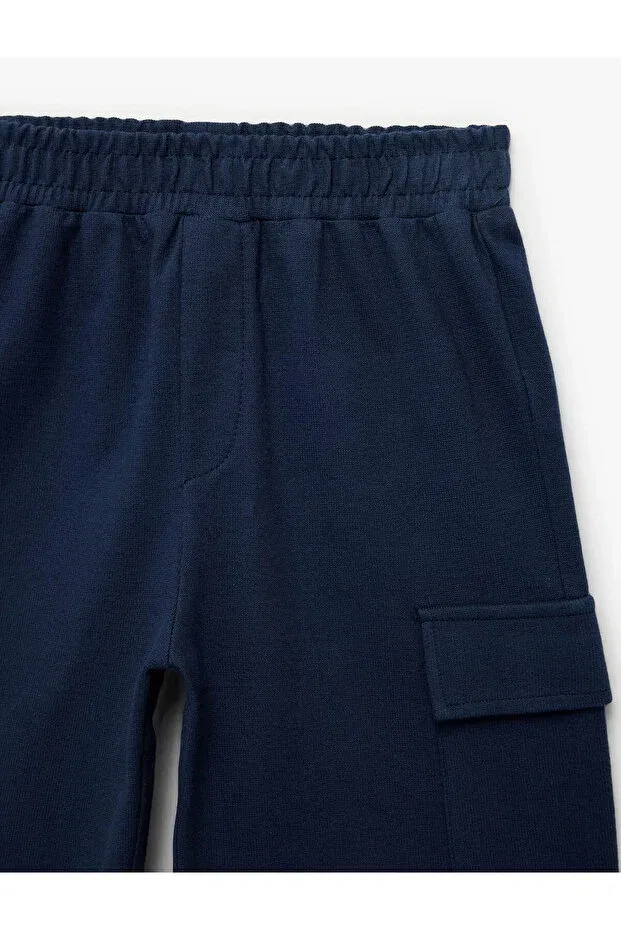 Детские шорты для мальчиков с принтом Cargo Koton, Navy Blue — фото 3