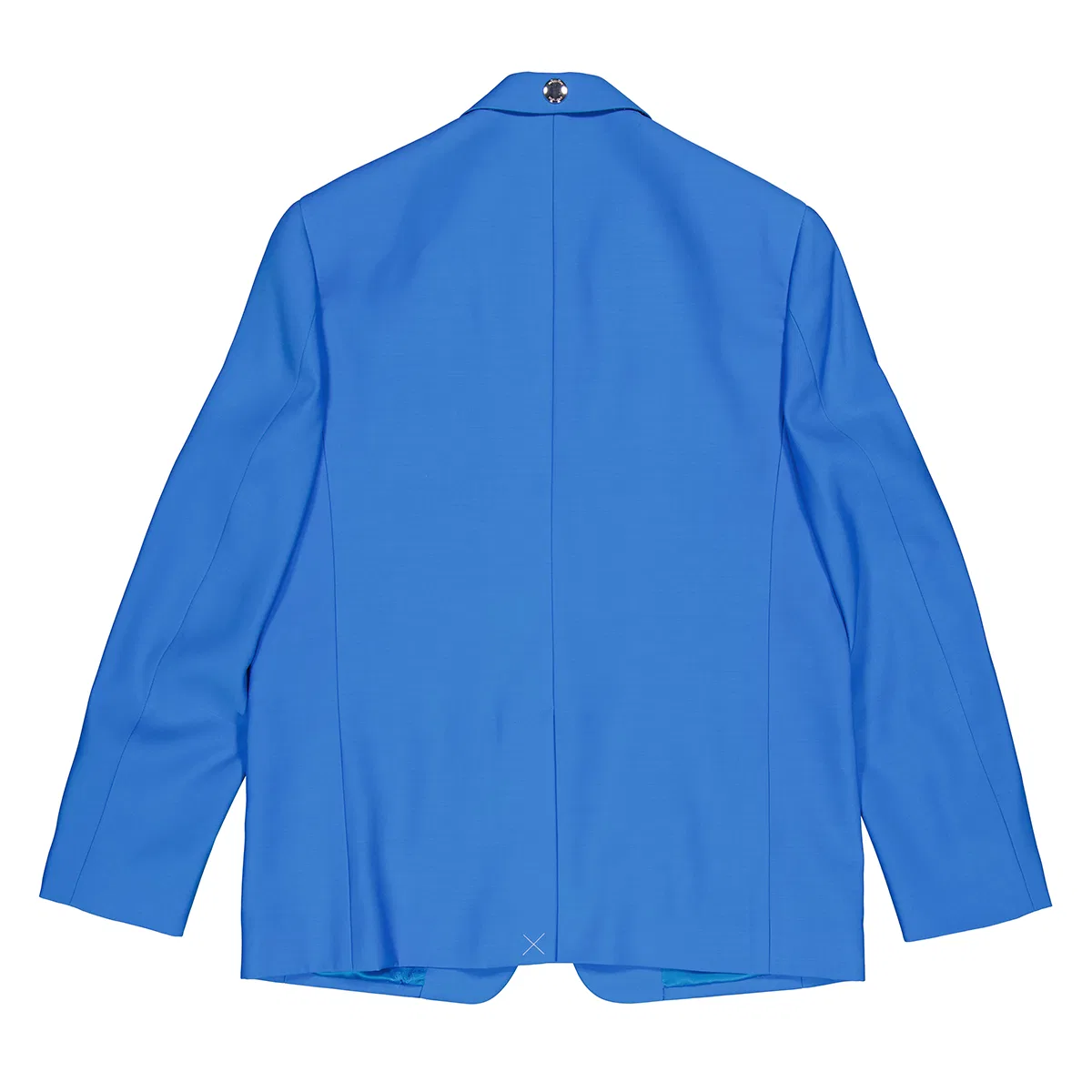 Мужское пальто из шерсти с пиковыми лацканами Burberry, Vivid Blue — фото 2