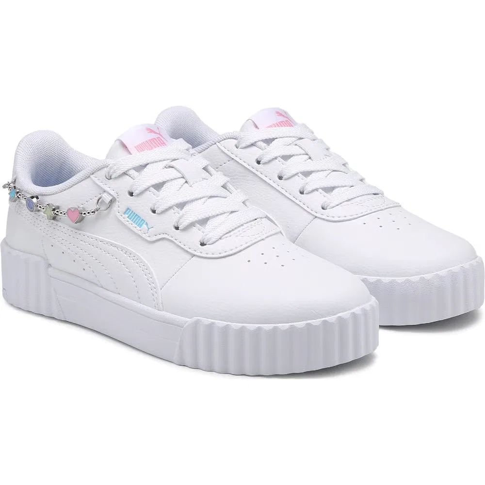 Детские низкие кроссовки Carina 3.0 Puma, White/Charm