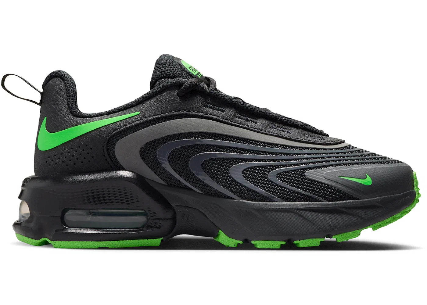 Детские кроссовки Lifestyle Nike Air Max Fire, Anthracite/Black/Green Strike
