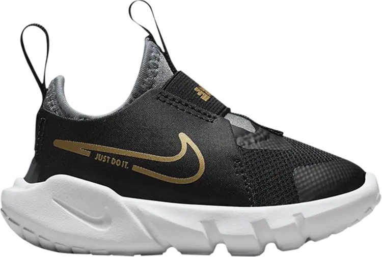 

Кроссовки Nike Flex Runner 2 TD 'Black Metallic Gold', черный