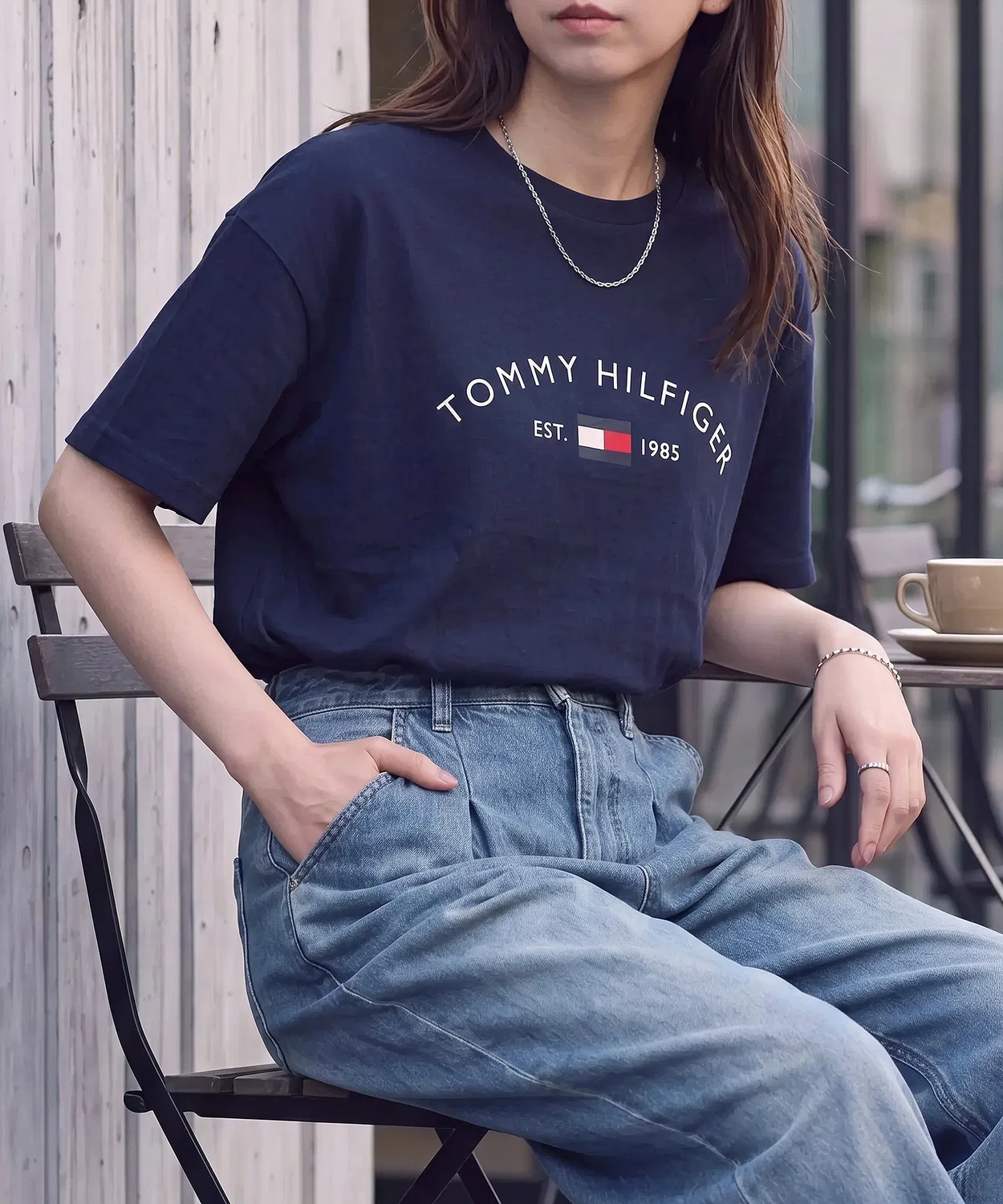 Мужская футболка с принтом Graphic Sleep Tee TOMMY HILFIGER, White — фото 2